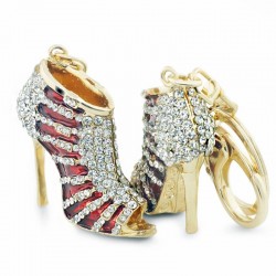 Crystal high heel shoe - keychainKeyrings