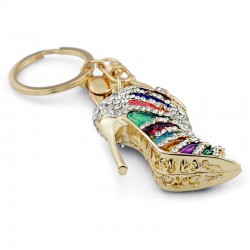 Crystal high heel shoe - keychainKeyrings