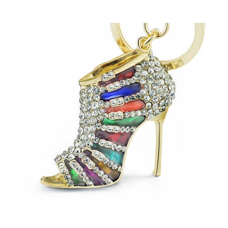 Crystal high heel shoe - keychainKeyrings