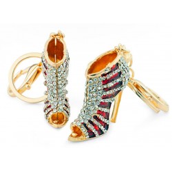 Crystal high heel shoe - keychainKeyrings