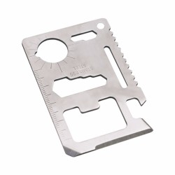 11 in 1 multifunction survival knife - credit card shapeSurvival tools