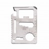 11 in 1 multifunction survival knife - credit card shapeSurvival tools