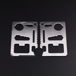 11 in 1 multifunction survival knife - credit card shapeSurvival tools