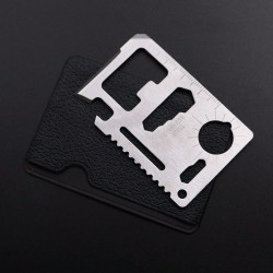 11 in 1 multifunction survival knife - credit card shapeSurvival tools