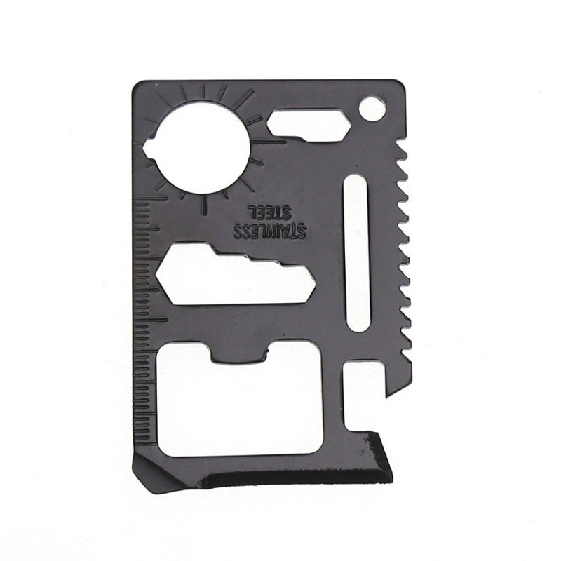 11 in 1 multifunction survival knife - credit card shapeSurvival tools
