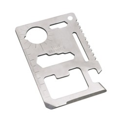11 in 1 multifunction survival knife - credit card shapeSurvival tools