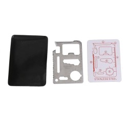 11 in 1 multifunction survival knife - credit card shapeSurvival tools