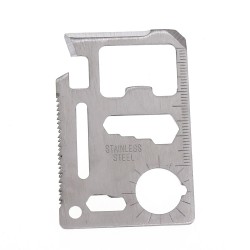 11 in 1 multifunction survival knife - credit card shapeSurvival tools