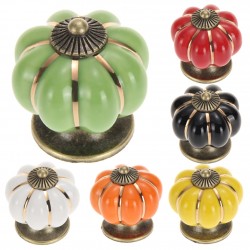 Vintage furniture knob - handle - pumpkin shapeFurniture