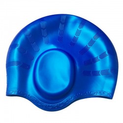 Silicone swimming cap - ears / long hair protection - waterproof - unisexSwimming