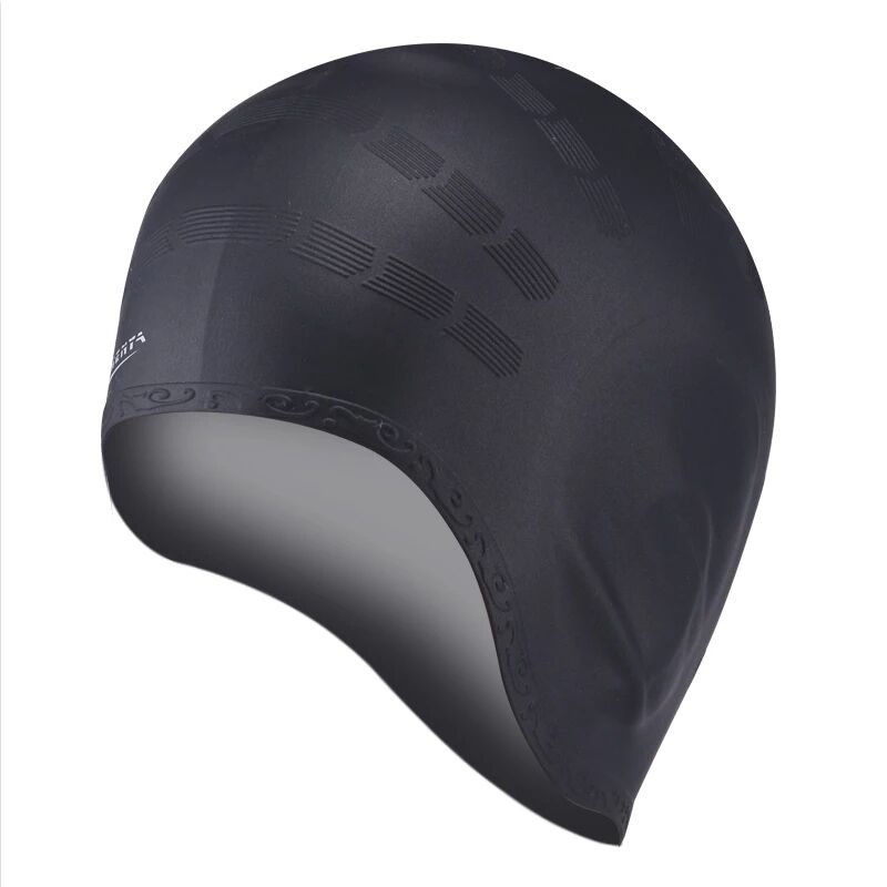 Silicone swimming cap - ears / long hair protection - waterproof - unisexSwimming