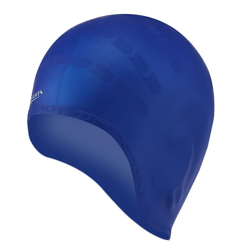 Silicone swimming cap - ears / long hair protection - waterproof - unisexSwimming