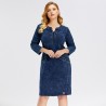 Knitted denim dress - plus sizeDresses