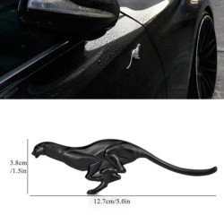 Metal leopard - emblem - car stickerStickers