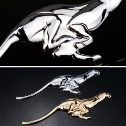Metal leopard - emblem - car stickerStickers