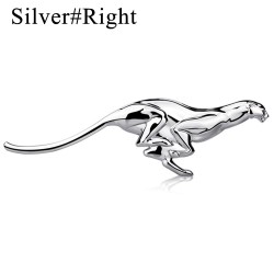 Metal leopard - emblem - car stickerStickers