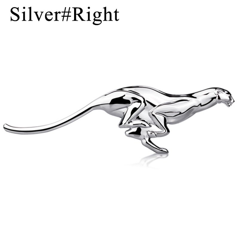 Metal leopard - emblem - car stickerStickers