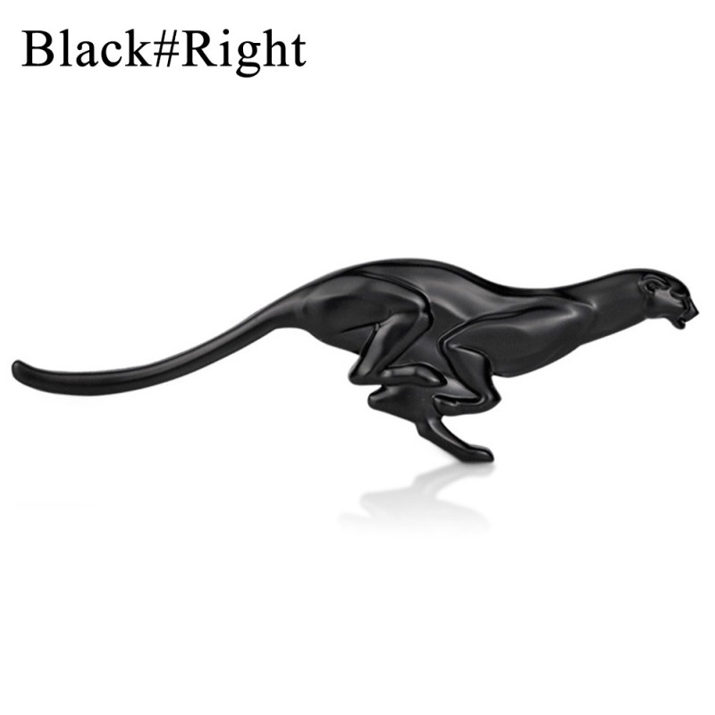 Metal leopard - emblem - car stickerStickers