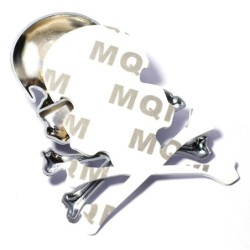 Metal skull / bones - emblem - car stickerStickers