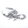 Silver scorpion - metal emblem - car stickerStickers