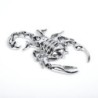 Silver scorpion - metal emblem - car stickerStickers