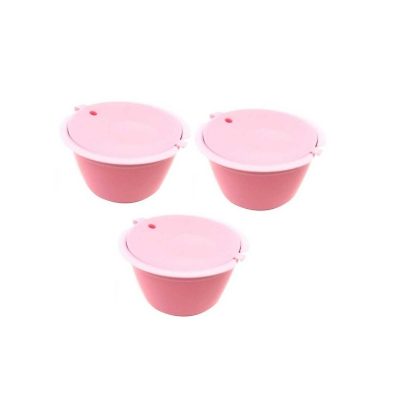 Plastic coffee capsules - refillable - for Dolce Gusto - 3 piecesCoffee ware Plastic coffee capsules - refillable - for Dolce Gusto - 3 piecesCoffee ware