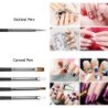 Nail art brushes - with dotting tools - setNail brushes