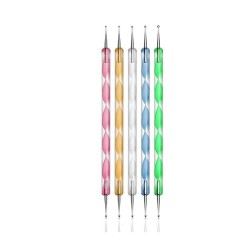 Nails dotting tools - 5 piecesNail brushes