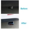 Universal car exhaust pipe - muffler - stainless steel - roasted blueExhaust mufflers