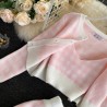 Knitted plaid set - skirt - vest - cardiganDresses