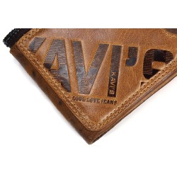 Vintage leather wallet - card / coin holder - large capacityWallets
