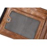 Vintage leather wallet - card / coin holder - large capacityWallets