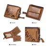 Vintage leather wallet - card / coin holder - large capacityWallets