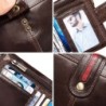 Vintage leather wallet - card / coin holder - large capacityWallets
