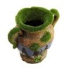 Resin vase with moss - aquarium decorationDecorations