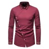 Asymmetrical long sleeve shirt - decorative golden embroideryT-shirts