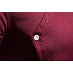 Asymmetrical long sleeve shirt - decorative golden embroideryT-shirts