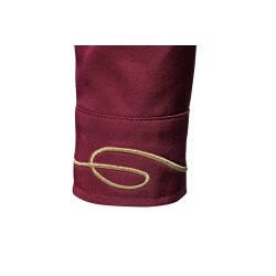 Asymmetrical long sleeve shirt - decorative golden embroideryT-shirts