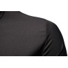 Asymmetrical long sleeve shirt - decorative golden embroideryT-shirts