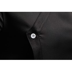 Asymmetrical long sleeve shirt - decorative golden embroideryT-shirts