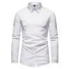 Asymmetrical long sleeve shirt - decorative golden embroideryT-shirts