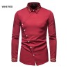 Asymmetrical long sleeve shirt - decorative golden embroideryT-shirts