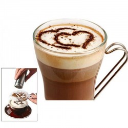 Stencils for coffee - cappuccino - latte - templates - 16 piecesCoffee ware