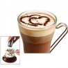 Stencils for coffee - cappuccino - latte - templates - 16 piecesCoffee ware