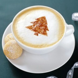 Stencils for coffee - cappuccino - latte - templates - 16 piecesCoffee ware