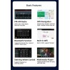 Car radio - 2 Din - 9 inch - Android 10 - 4GB - 64GB - Bluetooth - GPS - carplay - for Volkswagen Golf 5 6 PassatDin 2