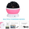 LED night lamp - starry sky projector - rotatable - 3WLights & lighting