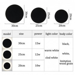 Modern Nordic style - LED light - round wall lampWall lights