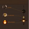 Retro iron wall lamp - adjustable lengthWall lights