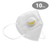 KN95 - PM2.5 - protective mouth / face mask - with air valve - antibacterial - anti coronavirusMouth masks